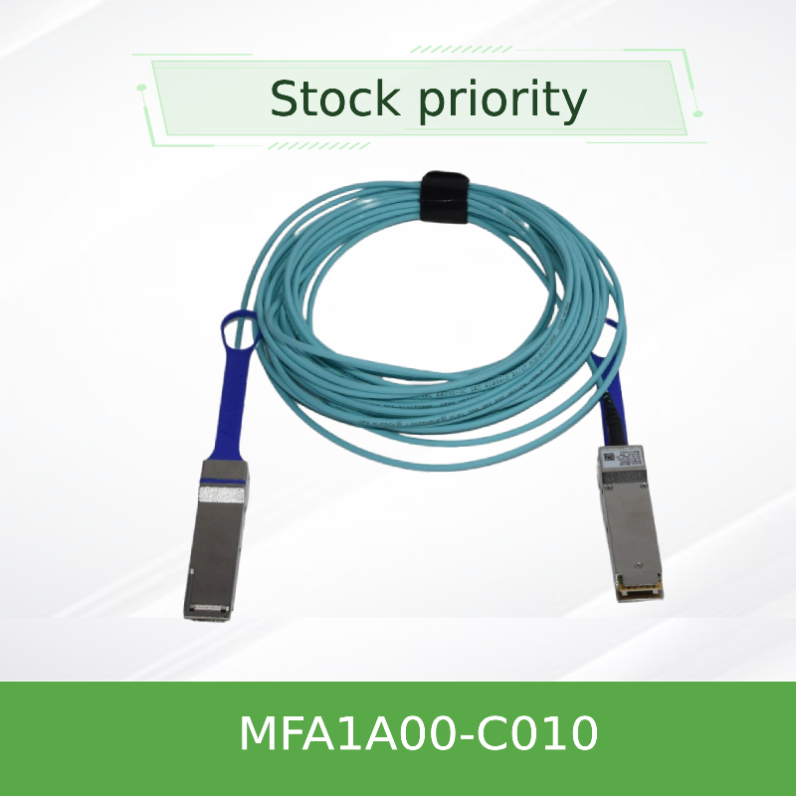 оптический кабель AOC MFA1A00-C010 10m 100GbE LSZH Mellanox QSFP28 активный