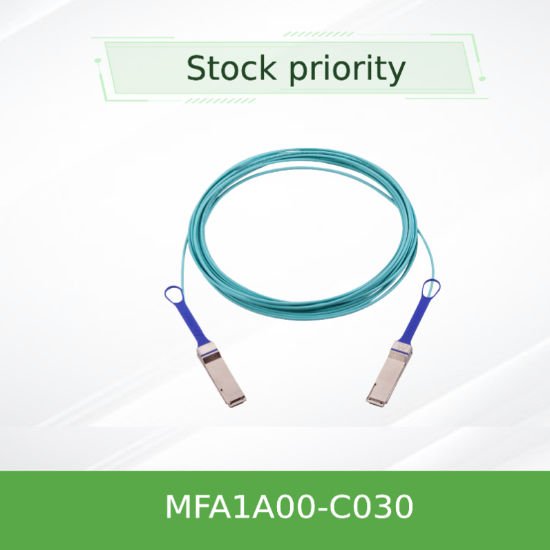 Активное оптически AOC Mellanox 100GbE привязывает MFA1A00-C030 QSFP LSZH 30m
