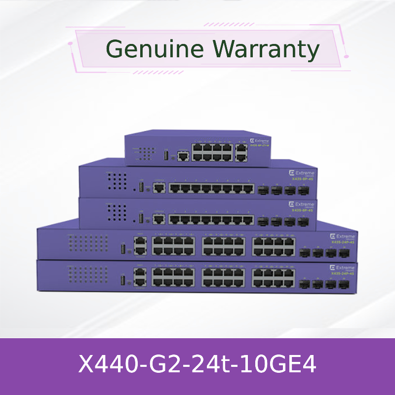 Коммутатор Ethernet Extreme Network X440-G2-24t-10ge4 серии 16532 с функцией SNMP Extreme XOS