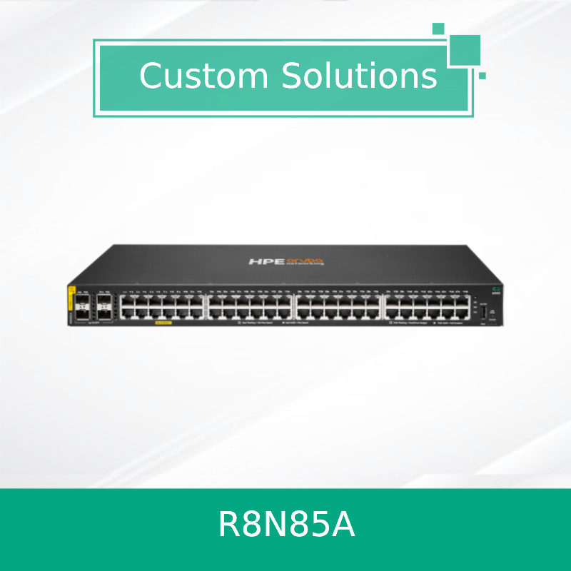Коммутатор Hpe Aruba Networking Cx 6000 48g Class4 Poe 4SFP 370W (R8N85A)