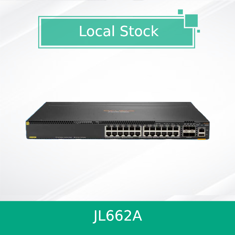 Коммутатор Hpe Aruba Networking Cx 6300m на 24 порта 1 Гбит/с Class 4 PoE и 4 порта SFP56 (JL662A)