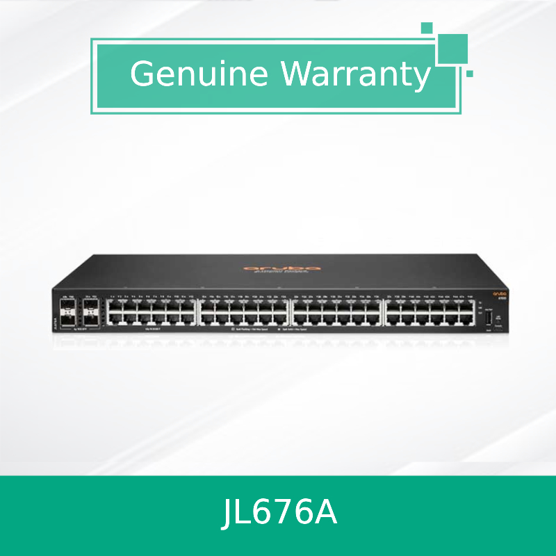 Hpe Aruba Cx 6100 48g Управляемый коммутатор с портами SFP+ (JL676A) Новый и оригинальный