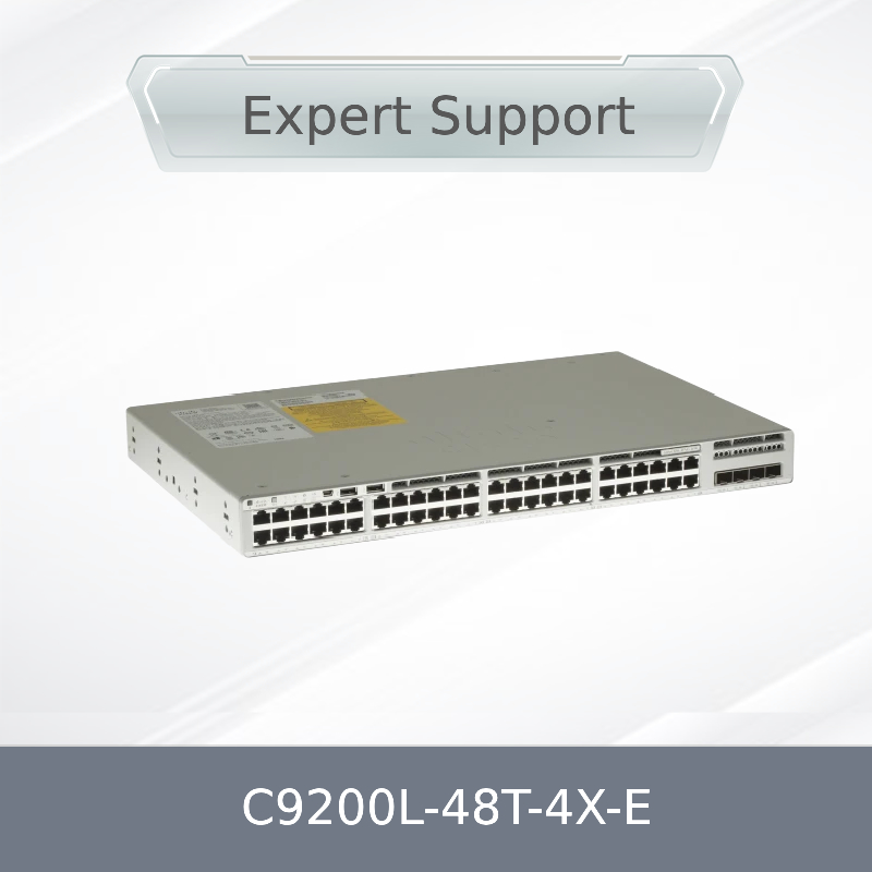 Новый оригинальный сетевой коммутатор C9200L-48t-4X-E, L3, управляемый, 48 x 10/100/1000 + 4 x 10 Gigabit SFP+ (uplink)