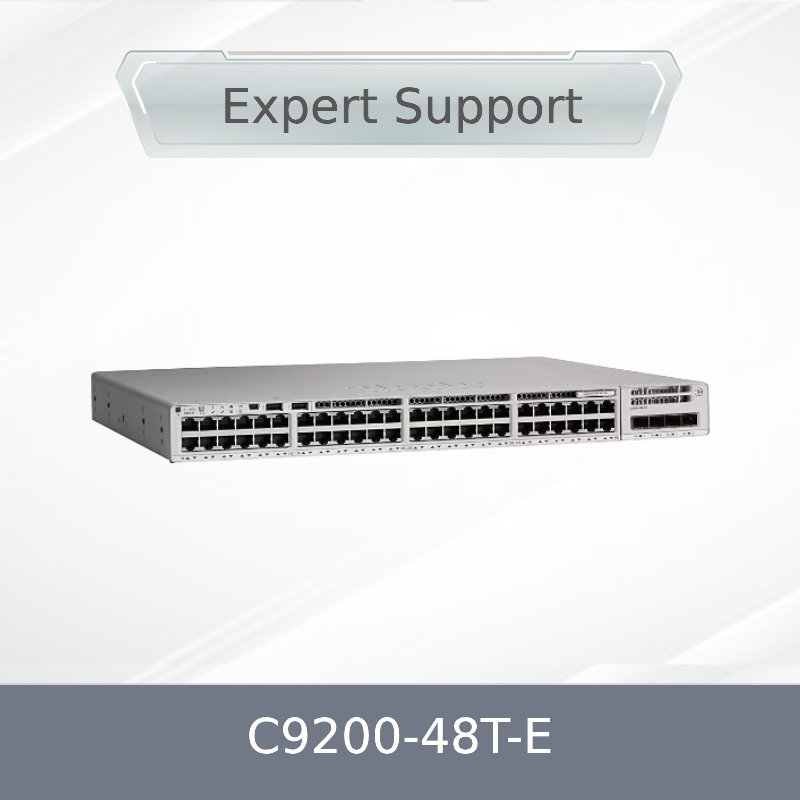 C9200-48t-E Новый запечатанный управляемый гигабитный Ethernet с 48 портами Гигабитный коммутатор