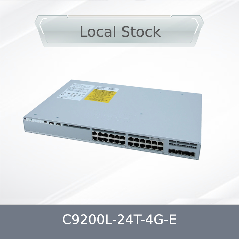 Высокопроизводительный коммутатор C9200-24t-E Управляемый 24-портный коммутатор для высокопроизводительных сетей