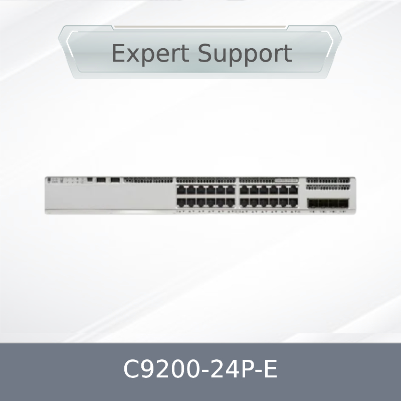 Оригинальный C9200-24p-E 9200 Layer 2 Ethernet 24 Port Poe Network Switch с функцией Qos