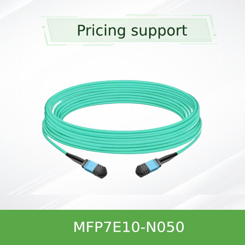 NVIDIA MFP7E10-N050 MPO-12/APC Multimode Fiber Cable 50m 400G NDR/InfiniBand |OM4 Type B Crossover