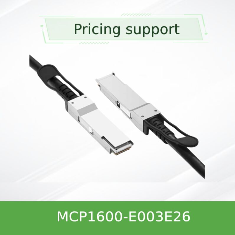 Медный пассивный прямой кабель NVIDIA Mellanox MCP1600-E003E26 100 Гбит/с QSFP28 – 3 м, EDR InfiniBand, низкая задержка, почти нулевое энергопотребление для межсоединений центров обработки данных