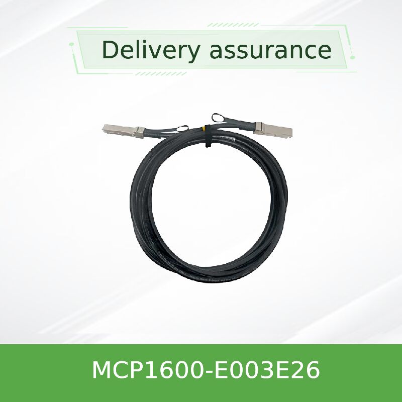 NVIDIA Mellanox MCP1600-E003E26 100Gb/s QSFP28 Passive Direct Attach Copper Cable – 3m, EDR InfiniBand, Low Latency, Near-Zero Power for Data Center Interconnects