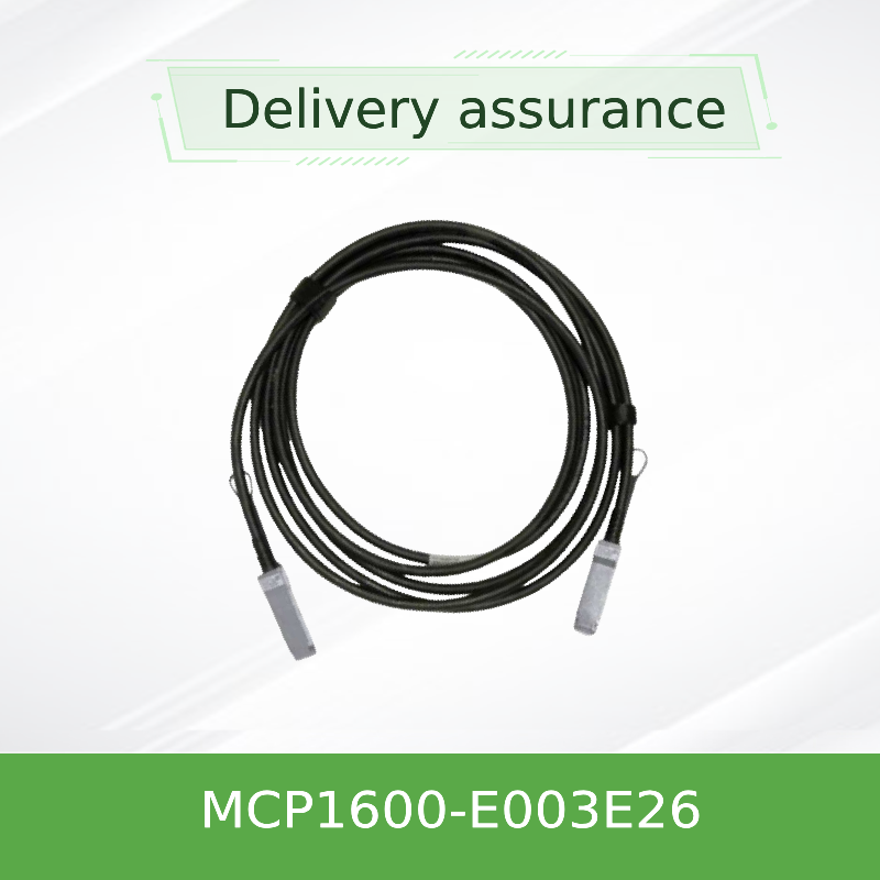 Mellanox MCP1600-E003E26 100Gb/s QSFP28 пассивный DAC кабель 3m, 26 AWG, InfiniBand EDR & 100GbE совместимый