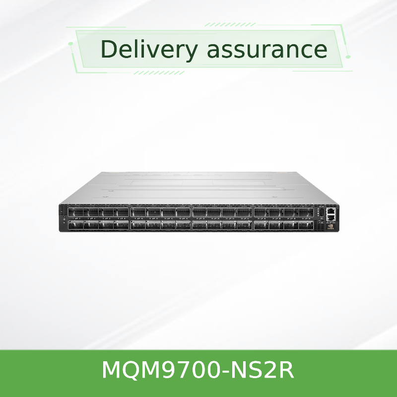 NVIDIA Quantum-2 MQM9700-NS2R 400Gb/s InfiniBand Switch ¢ 64-портный NDR, C2P Airflow, управление на борту