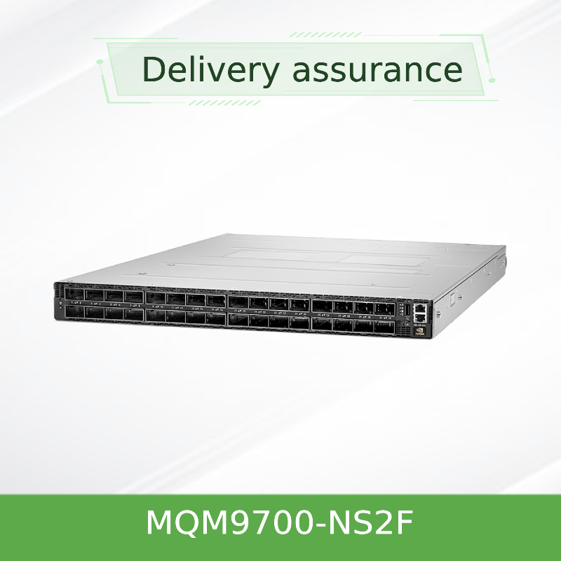 Коммутатор NVIDIA Quantum-2 MQM9700-NS2F 400 Гбит/с InfiniBand – 64 порта NDR, воздушный поток P2C, встроенное управление