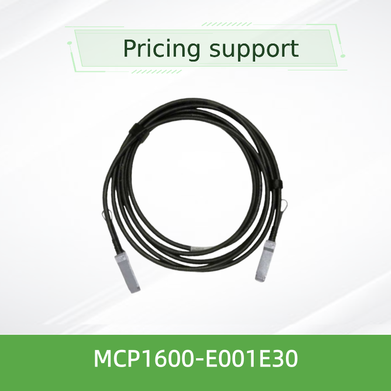 Mellanox MCP1600-E001E30 100Gb/s QSFP28 Пассивный DAC кабель 1m, 30AWG, EDR InfiniBand